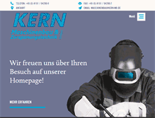 Tablet Screenshot of kern-mb.de